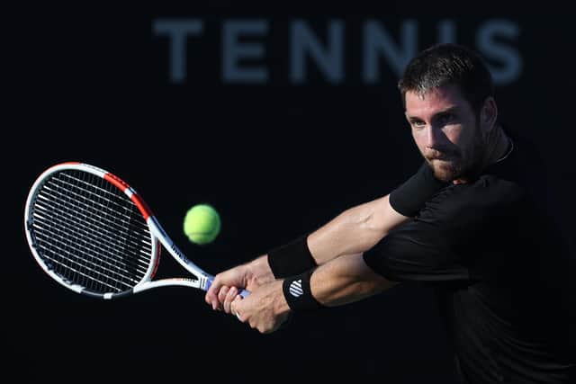 Cameron Norrie lost out to Casper Ruud in the final of the San Diego Open. (Photo by Sean M. Haffey/Getty Images)