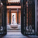 The entrance to Cap Vermell's Serenity Spa