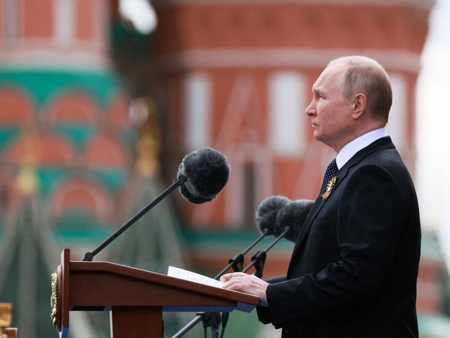 Mr Putin again scolded the West for failing to heed the Russian demands for security guarantees and a rollback to Nato’s expansion, arguing that it also left Moscow no other choice but to invade. Picture; Mikhail Metzel, Getty