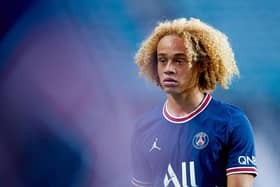 Xavi Simons of Paris Saint Germain. (Photo by Fran Santiago/Getty Images)