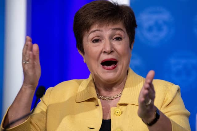 IMF Managing Director Kristalina Georgieva is encouraging governments to keep spending