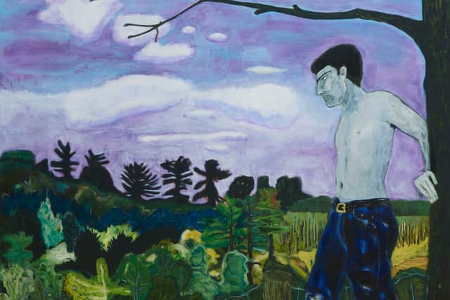 Peter Doig's painting At the Edge of Town was painted between 1986 and 1988.