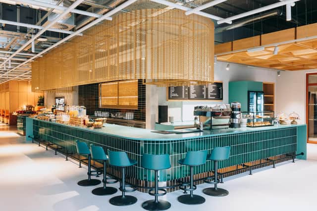 Part of the interior of The Social Hub Glasgow.