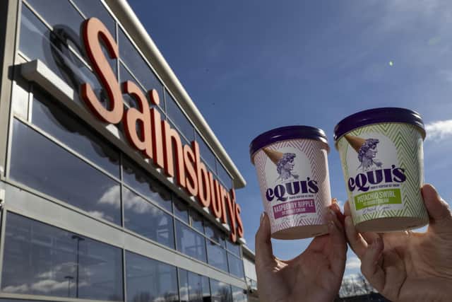 The deal will see three best-selling flavours – pistachio swirl, Madagascan vanilla and raspberry ripple - available in more than two dozen Sainsbury’s stores across Scotland.