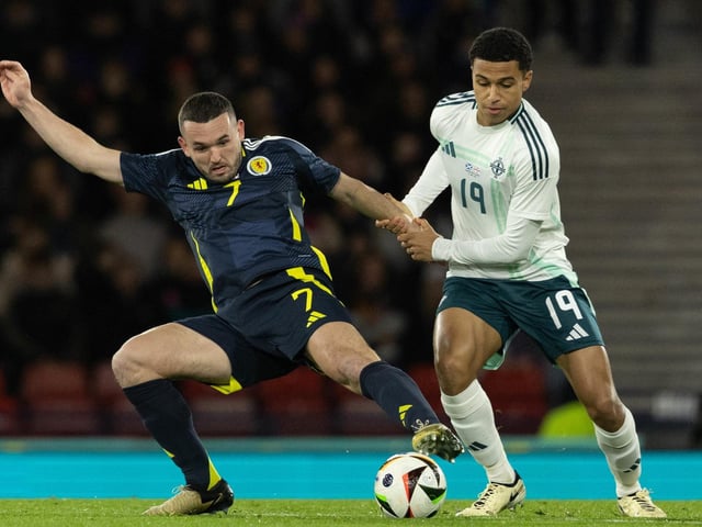 This was not a typical Scotland performance from McGinn. He was never in control of possession and had two shots, one miss-hit in the first half and another just after the break straight at Bailey Peacock-Farrell. A lot of what he tried didn't come off. Replaced by Stuart Armstrong. 5