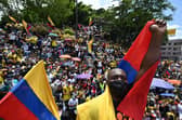 Protestors say the a tax reform bill will leave them poorer as the country battles its deadliest phase yet of the coronavirus pandemic (Photo: LUIS ROBAYO/AFP via Getty Images)