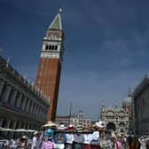 St Mark's square in Venice earlier this month.