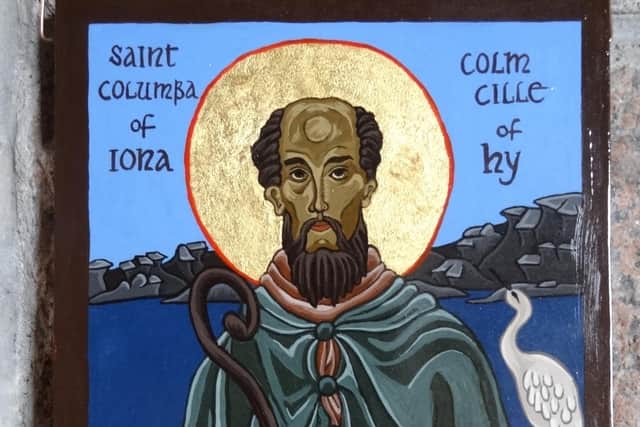 St Columba, the Irish saint said to have brought Christianity to Scotland. PIC: CC