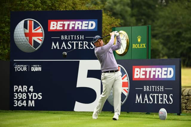 Richie Ramsay finished birdie-birdie to open with a two-under-par 69 in the first round of the European Tour's full return after a Covid-19 lockdown. Picture: Ross Kinnaird/Getty Images