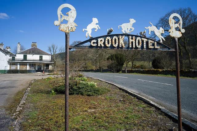 The people of Tweedsmuir have spent 16 years saving their 17th Century country pub, The Crook Inn. PIC: Contributed.