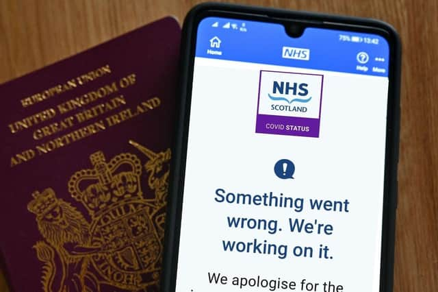 People across Scotland are currently facing issues with registration on the NHS Scotland Covid Status App as they are being told by the app that ‘something went wrong', ‘no match found’, or they were ‘unsuccessful’ in registering their details.