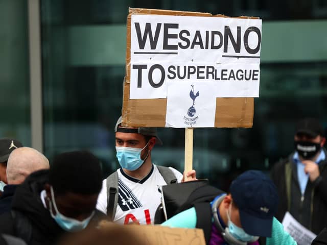 Super League plans brought protests back in 2021 from supporters.