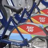 Just Eat bikes disappeared from the city's streets in September   Picture: Greg Macvean