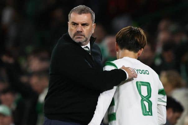 Celtic manager Ange Postecoglu brought Kyogo Furuhashi in from Vissel Kobe in the summer. (Photo by Craig Williamson / SNS Group)