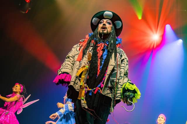 Boy George as Hook in Peter Pan - An Arena Adventure PIC: Adrian Patrick