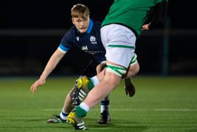 Jonny Morris in action for Scotland Under-20s during last year's clash with Ireland.