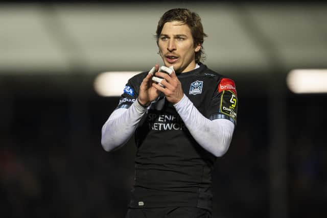 Glasgow's Sebastian Cancelliere will make his first appearance since January in the European Challenge Cup semi-final against Scarlets. (Photo by Ross MacDonald / SNS Group)