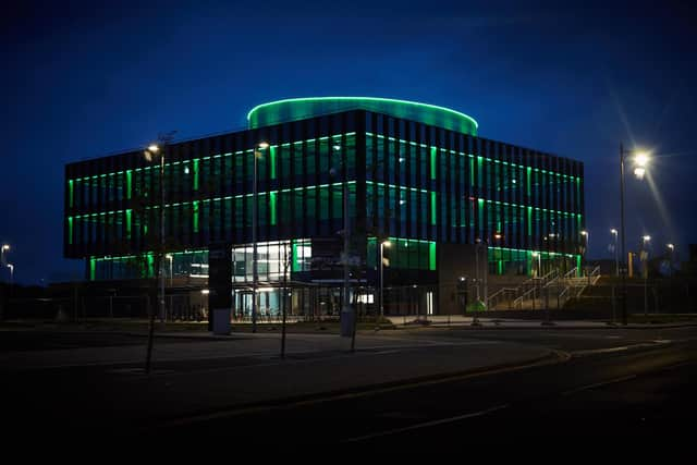 The Halo Kilmarnock is a major brownfield urban regeneration project on a 23-acre site, formerly the home of Johnnie Walker. Picture: Guy Hinks