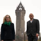 Leaders of the Scottish Greens, Lorna Slater and Patrick Harvie, are playing with the electorate over Scottish Independence, writes Christine Jardine. PIC: Andrew Milligan.