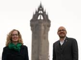 Leaders of the Scottish Greens, Lorna Slater and Patrick Harvie, are playing with the electorate over Scottish Independence, writes Christine Jardine. PIC: Andrew Milligan.