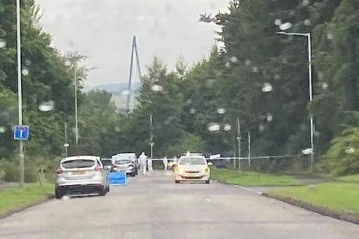 Cable Road: Body found in car in Glenrothes as police launch investigation - picture from Fife Jammer Locations .