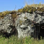 The remains of the Atlantic Wall at Sheriffmuir near Dunblane, where a top secret training mission was launched in preparation of the D-Day Landings. PIC: Robert Perry/TSPL.