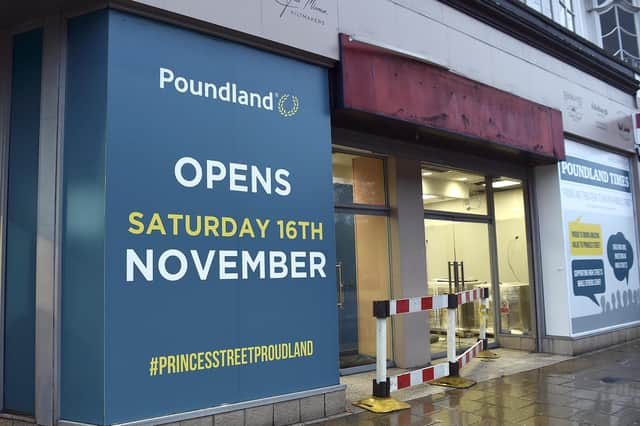 Poundland opened a large branch on Princes Street in Edinburgh in 2019. Picture: Lisa Ferguson