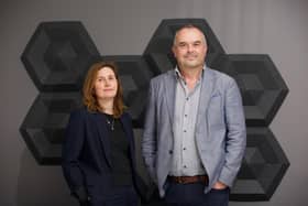 Equity Gap's senior investment and portfolio manager Rhona Bree and MD Fraser Lusty. Picture: contributed.