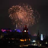 Fireworks exploded over Edinburgh Castle as the city's Hogmanay festival returned. Picture: Andrew Milligan/PA Wire