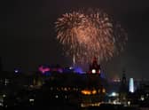 Fireworks exploded over Edinburgh Castle as the city's Hogmanay festival returned. Picture: Andrew Milligan/PA Wire