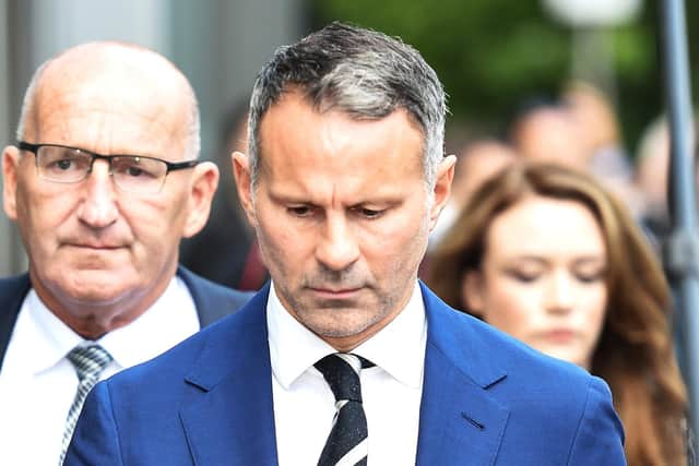 Ryan Giggs leaves Manchester Crown Court