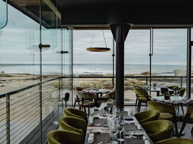 The exquisite restaurant is located on St Andrews Bay in the Fife Town