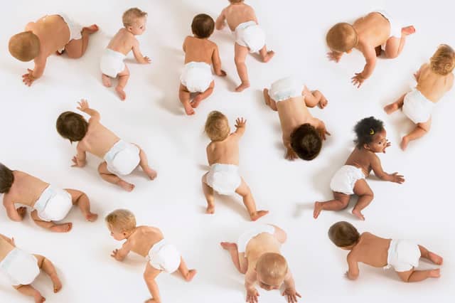 Cute babies grow up to become consuming adults, adding to the problem of climate change, notes reader (Picture: Adobe)