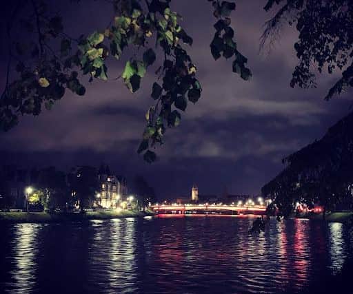 Inverness at night. Picture: submitted