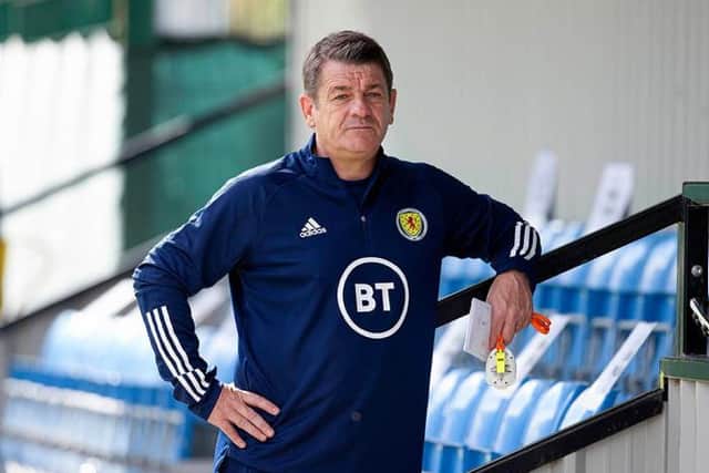 Scotland coach John Carver. (Photo by Craig Williamson / SNS Group)