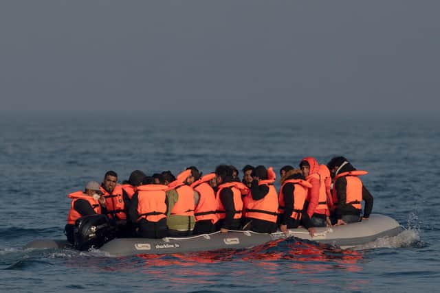 Some migrants crossing the English Channel are from Eritrea and Somalia, which have experienced years of climate change-related drought, water and food shortages, and violent conflict (Picture: Dan Kitwood/Getty Images)