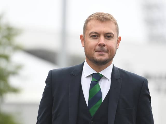 Hibs chief executive Ben Kensell is leading the search for a new manager. (Photo by Craig Foy / SNS Group)