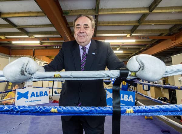 Alba Party Leader Alex Salmond. Picture: Lisa Ferguson