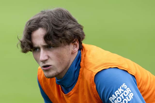 Rangers youngster Alex Lowry has joined Hearts on a season-long loan.