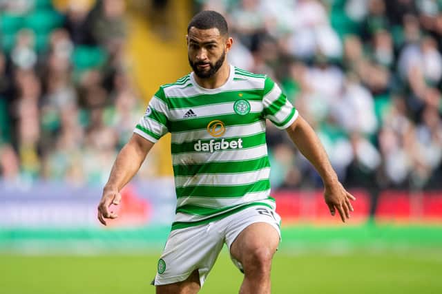 Celtic defender Cameron Carter-Vickers ever-present status could come under threat in Leverkusen. (Photo by Ross MacDonald / SNS Group)
