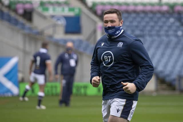 Zander Fagerson's ban will now cover Glasgow Warriors matches as well as internationals. Picture: Jane Barlow/PA