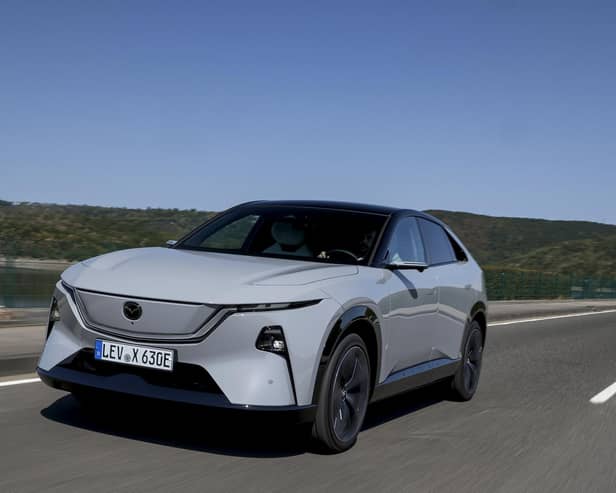 The imposing CX-6e boasts traditional Mazda styling lines and is competitively priced, starting at £42,900 in the UK