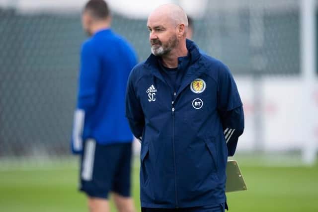 Steve Clarke is pictured during a Scotland training session at the Oriam, on August 31, 2021, in Edinburgh, Scotland. (Photo by Paul Devlin / SNS Group)