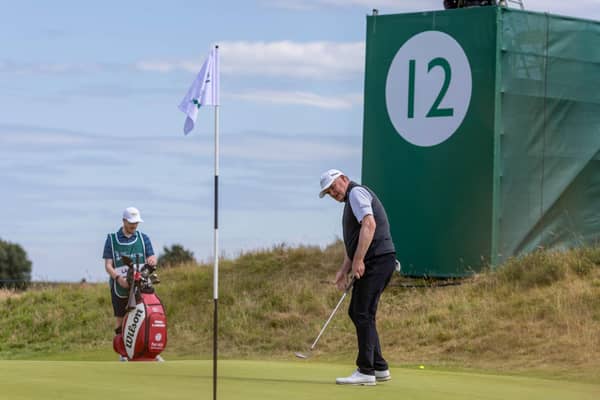 Paul Lawrie pictured during the Senior Open Championship presented by Rolex at Carnoustie Golf Links. Picture: Kenny Smith/Getty Images.