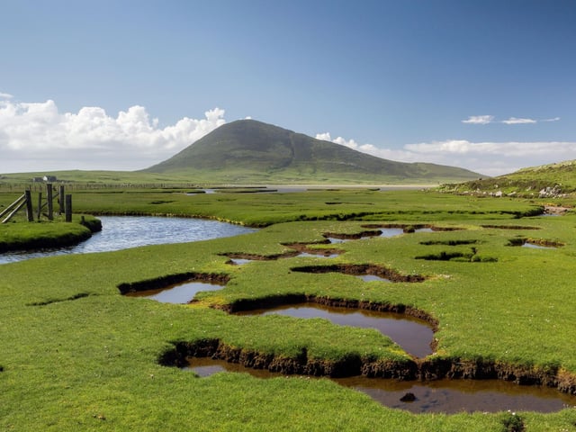 The home of Harris tweed gets Jean Mcpherson's vote. The island includes two of Scotland's finest sandy beaches - Luskentyre and Scarista - as well as rugged peaks and miniature fjords.