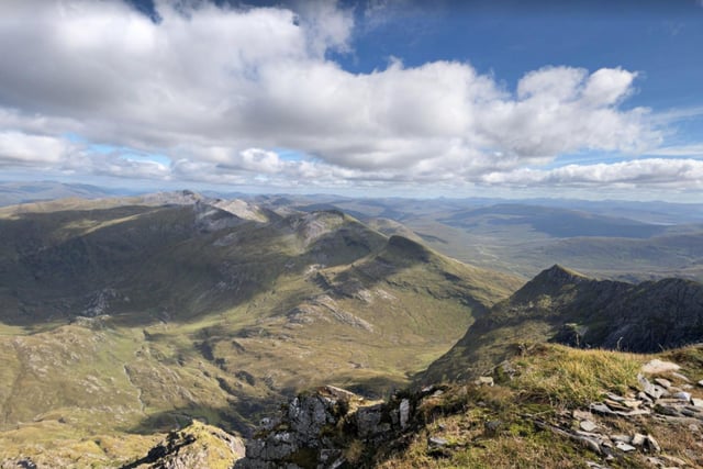 Aonach Beag is a memorable 1,234m (4,048ft) and can be found just a few miles from Ben Nevis. Walkers tend to traverse the route to Aonach Beag and Aonach Mòr - the next highest Munro at 1,220m (4,004ft)  - together from Glen Nevis, which you can catch a bus to. This takes around seven to 10 hours over a distance of over 16km (10 miles). Good navigational skills are a must and there is a steep descent from Aonach Mòr, with boggy ground lower down. But there are of course superb views from the top of these extraordinary mountains.