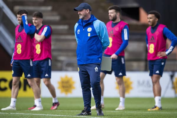 Steve Clarke has a number of big decisions to make for Scotland's Euro 2024 qualifying opener against Cyprus. (Photo by Ross MacDonald / SNS Group)