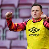 Lawrence Shankland has scored 19 goals in 30 appearances for Hearts this season.