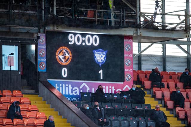 Dundee United fell to a surprise defeat by Peterhead.