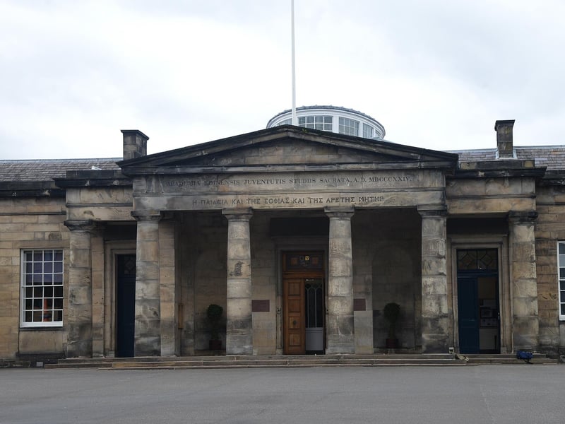 The senior school of Edinburgh Academy was established in 1824 and stands proudly on Henderson Row. The handsome portico which forms entrance is a testament to the popularity of neoclassical architecture in Edinburgh at the time it was built.
